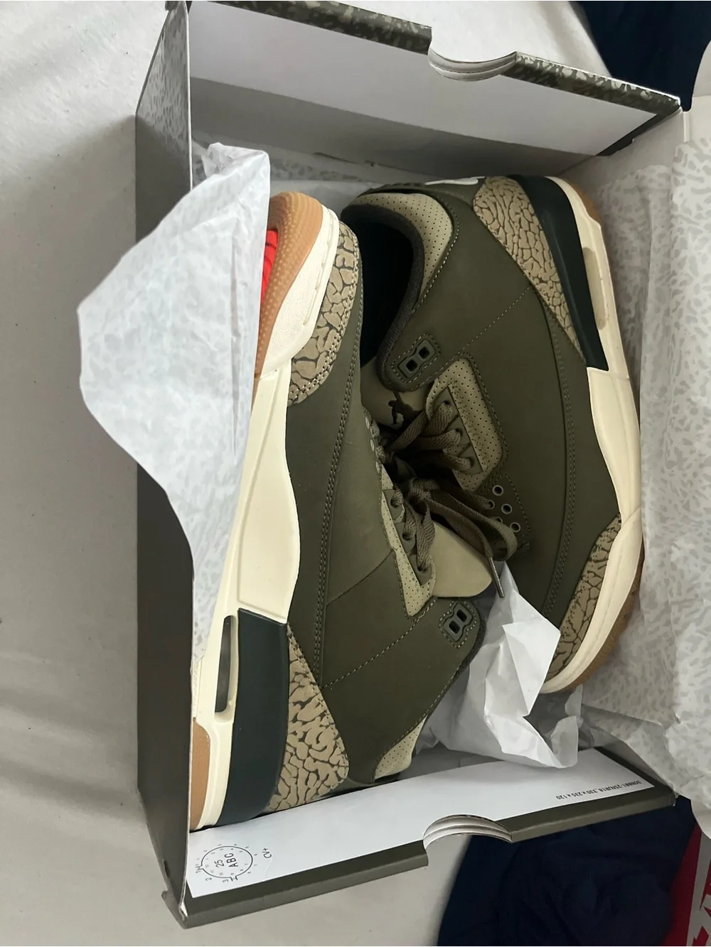 Jordan box label
